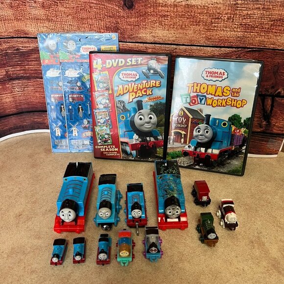 Thomas & Friends Adventure Pack DVD Season, Stickers & Trains - Picture 1 of 14